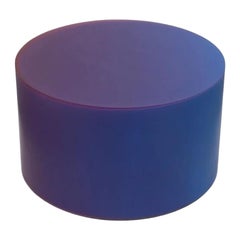 OFFSET SHIFT Epoxy Resin Modern Coffee Table in Gradient Purple-Blue by Facture