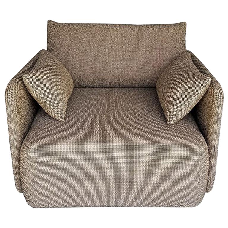 Offset Sofa Chair, 1 Seat, Dark Sand, Designed by Norm Architects