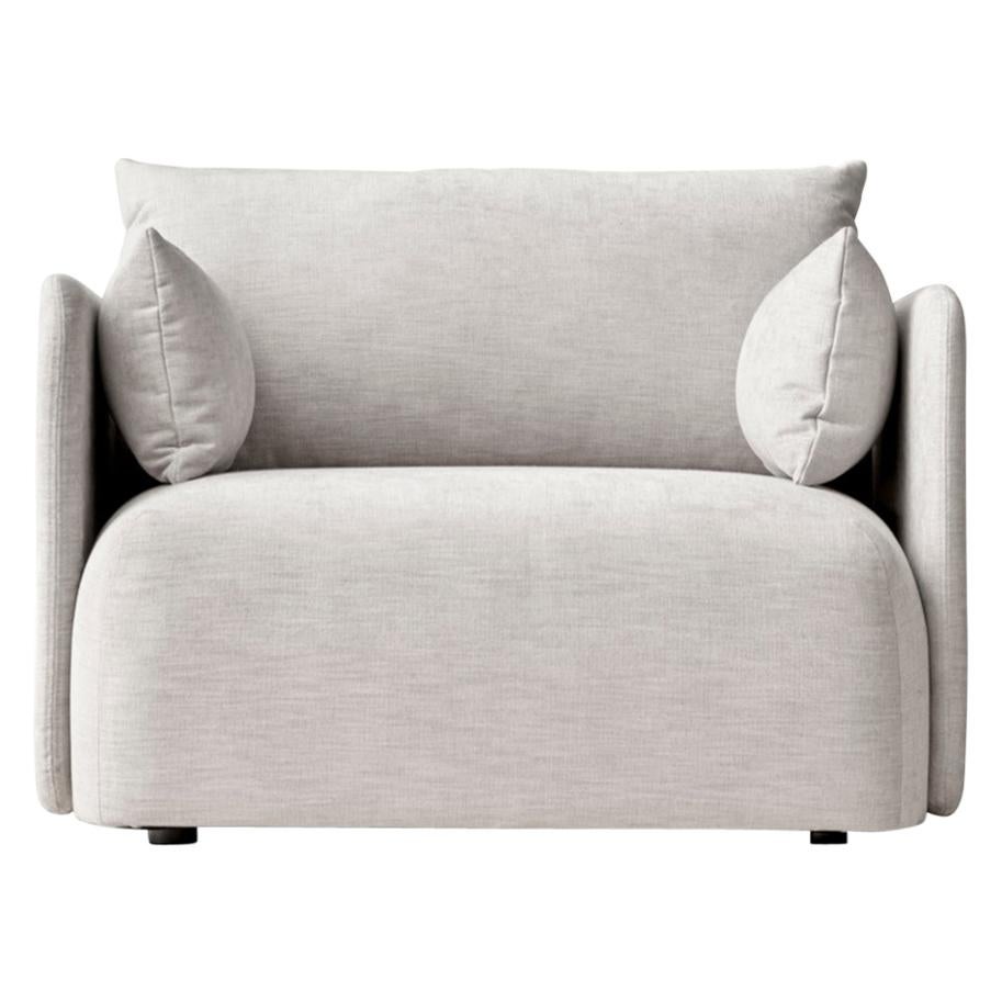 Offset Sofa Chair, 1-Seat, Light Grey "Maple", Designed by Norm Architects