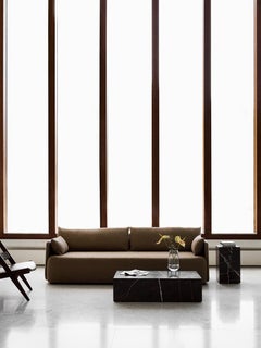 Offset Sofa Chair, 3-Seat, Dark Sand, Designed by Norm Architects