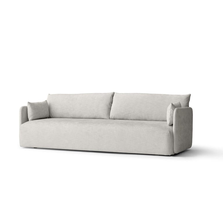 Offset Sofa Chair, 3-Seat, "Maple" 0222, Light Grey by ...