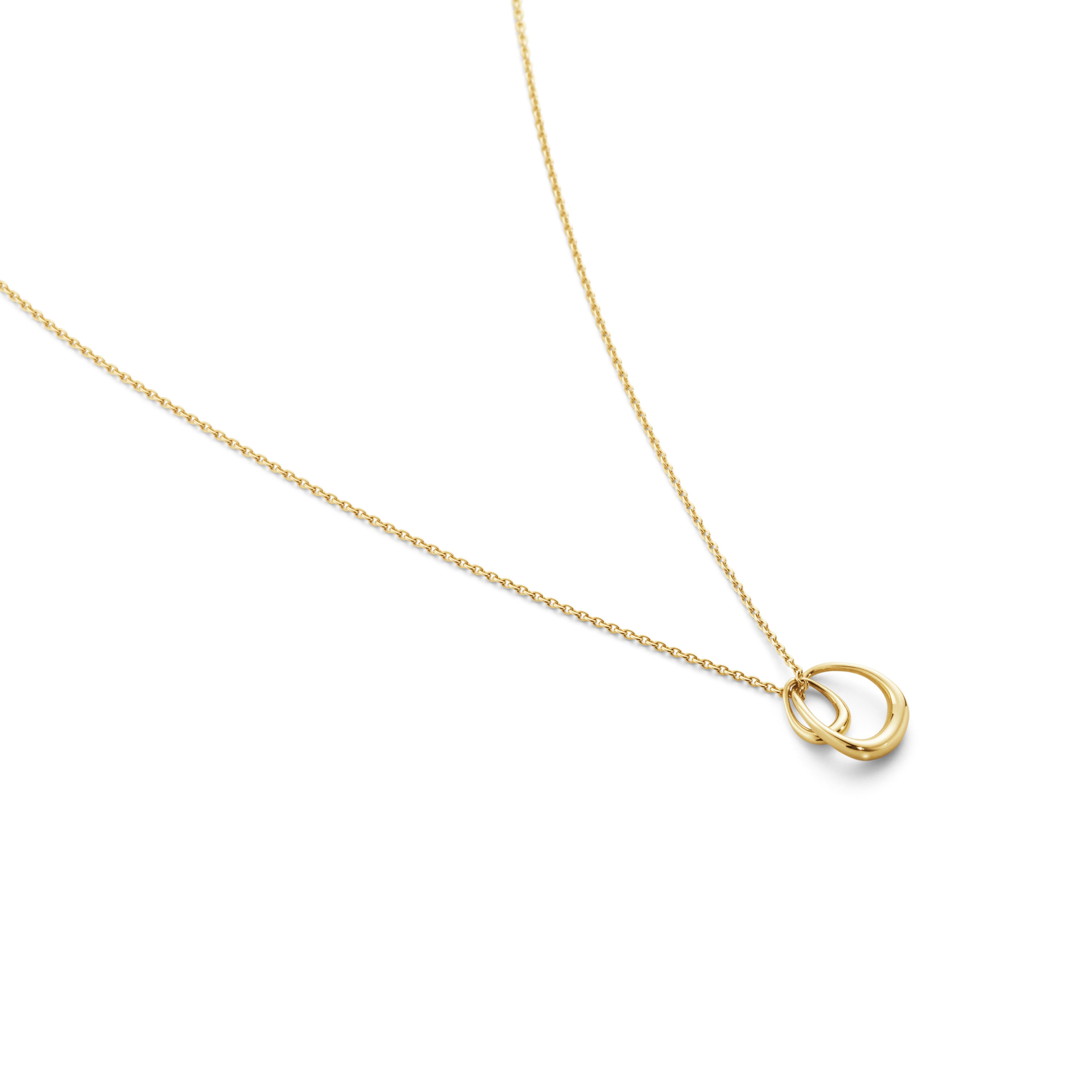 Modern Offspring Pendant 1433A Yellow Gold For Sale