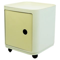 Used Offwhite Square Componibili Trolley by Anna Castelli for Kartell, Italy, 1960s