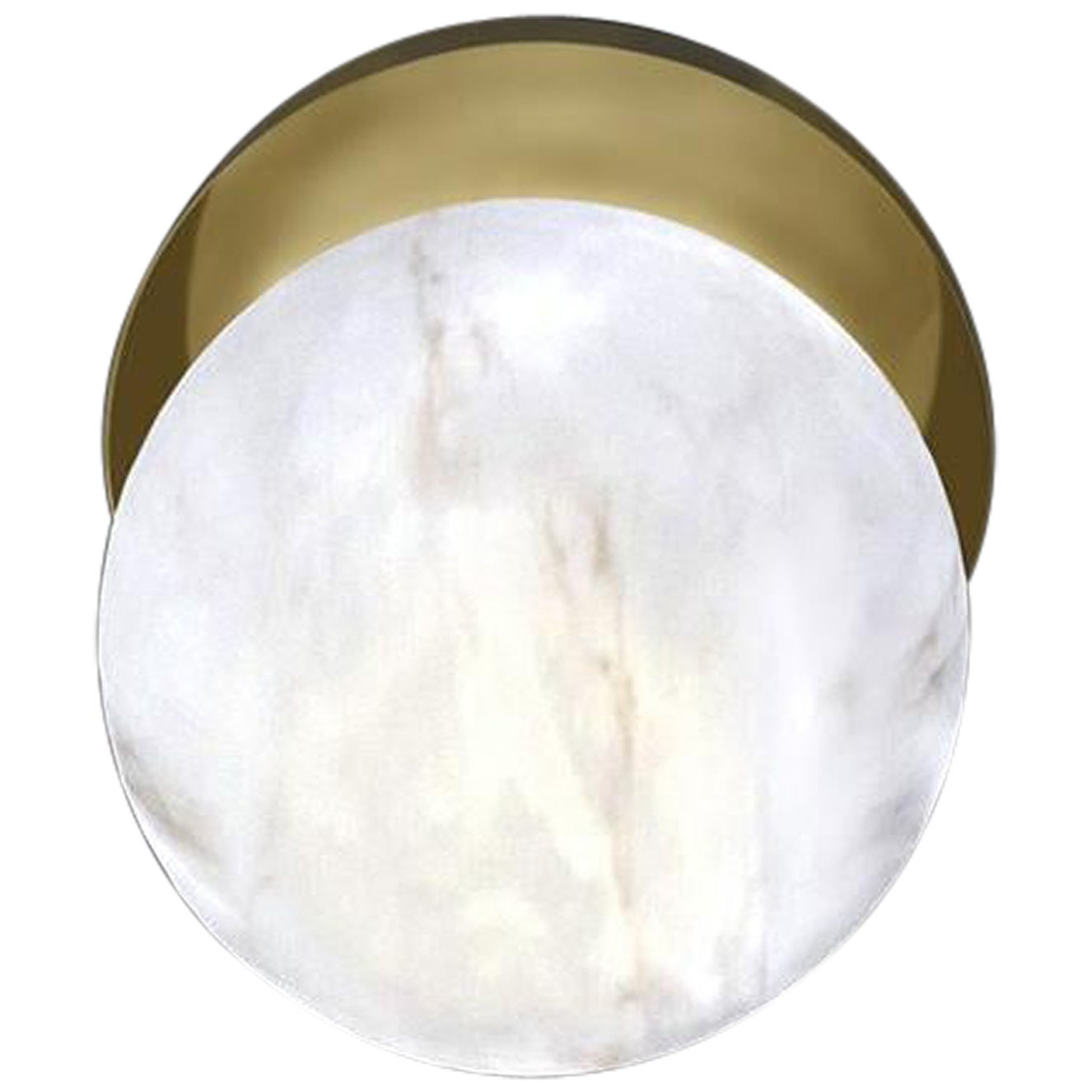 Ofione Bronze Applique di Alabastro Italiano