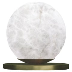 Ofione Brushed Brass Table Lamp by Alabastro Italiano