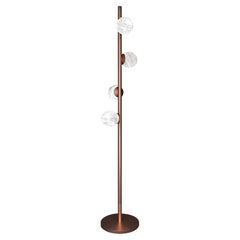 Ofione-Stehlampe aus Kupfer von Alabastro Italiano