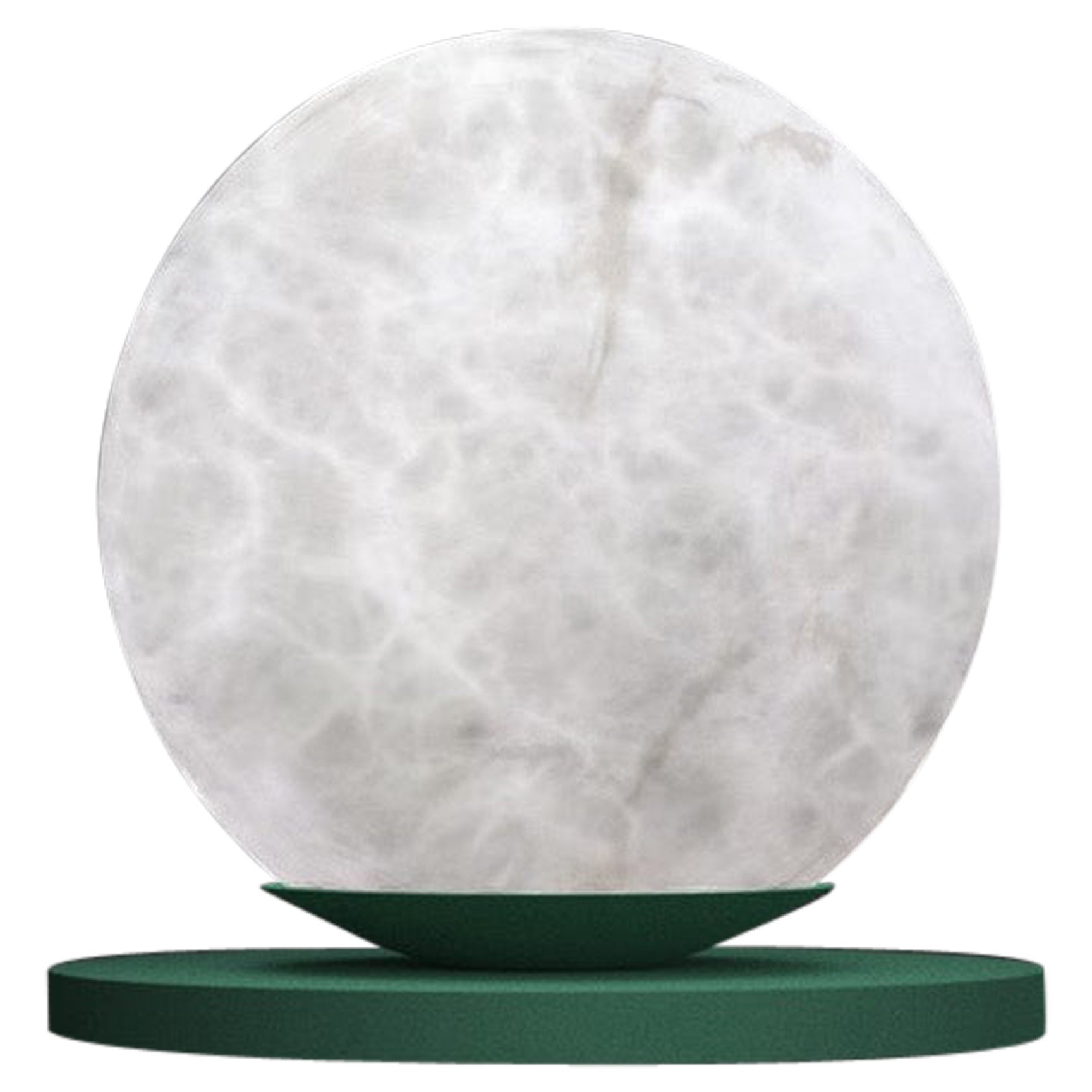 Ofione Freedom Lámpara de Sobremesa de Metal Verde by Alabastro Italiano