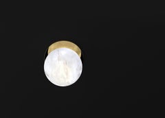 Ofione Applique en métal doré brillant par Alabastro Italiano