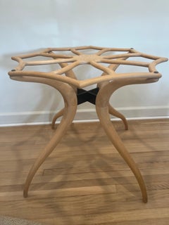 OFS Custom Sculptural Wood Carved Table Base