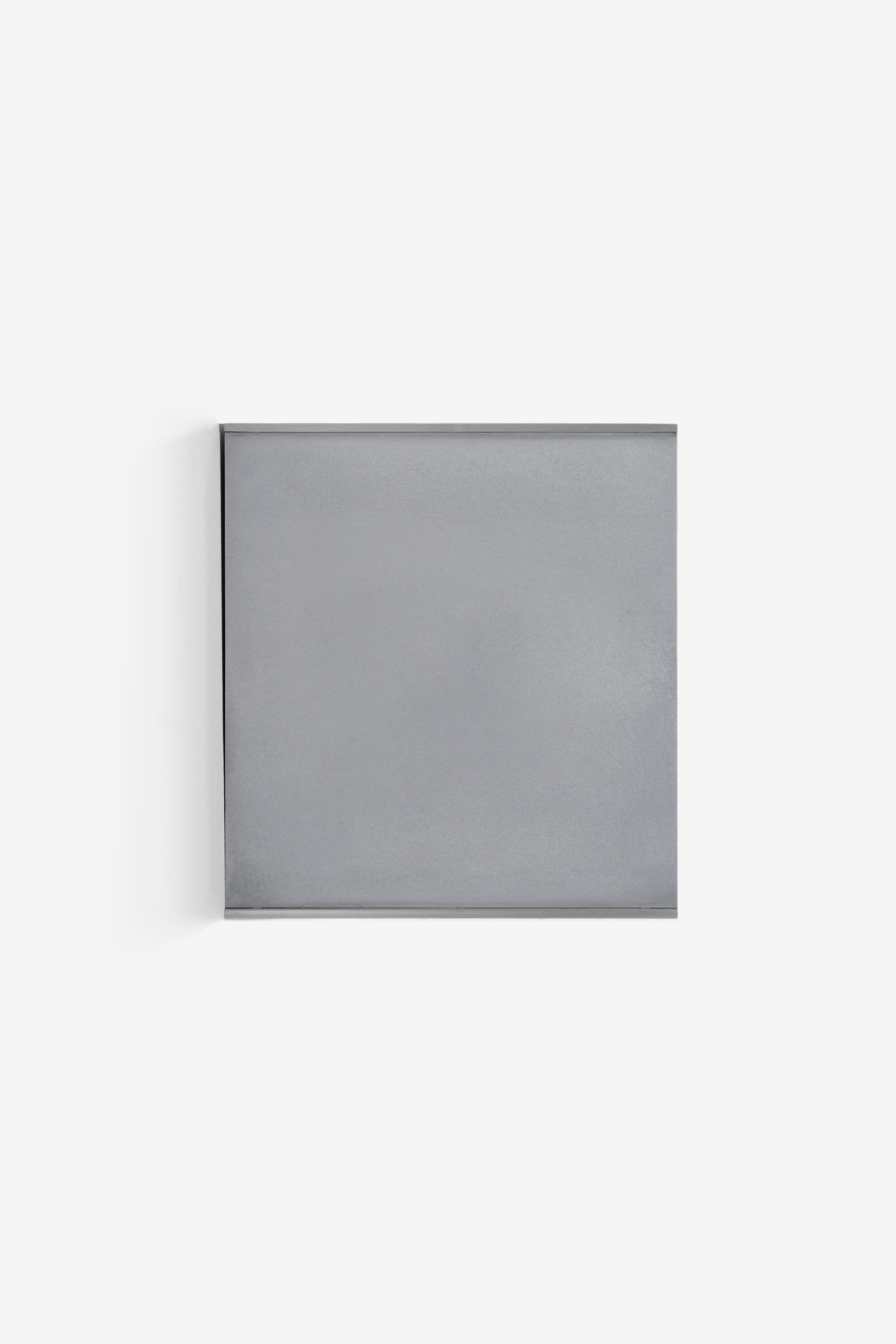 OG-Wandregal mit Schubladen in gewachstem Aluminiumblech von Jonathan Nesci im Angebot 8