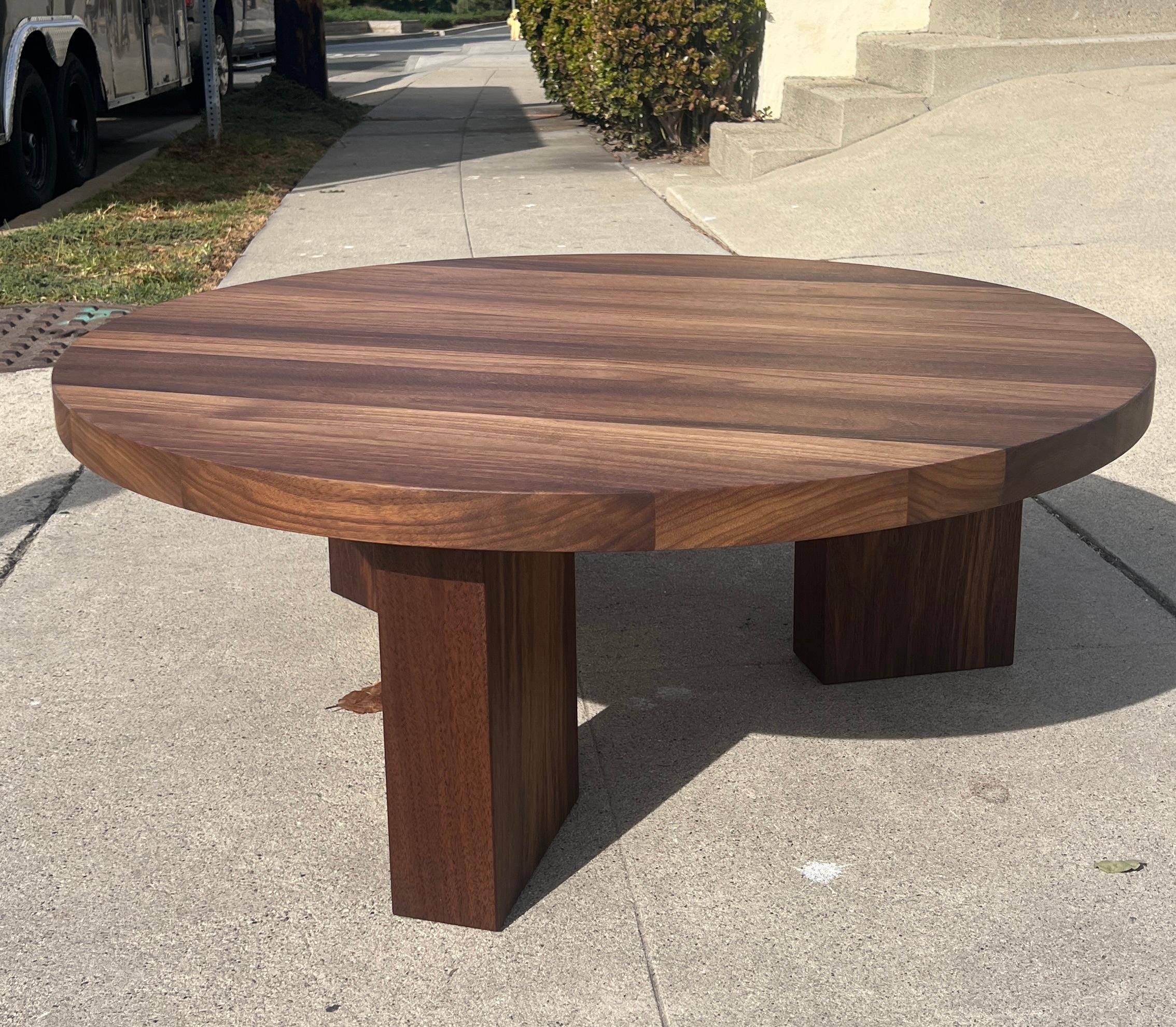 Woodwork OG Walnut Coffee Table  For Sale