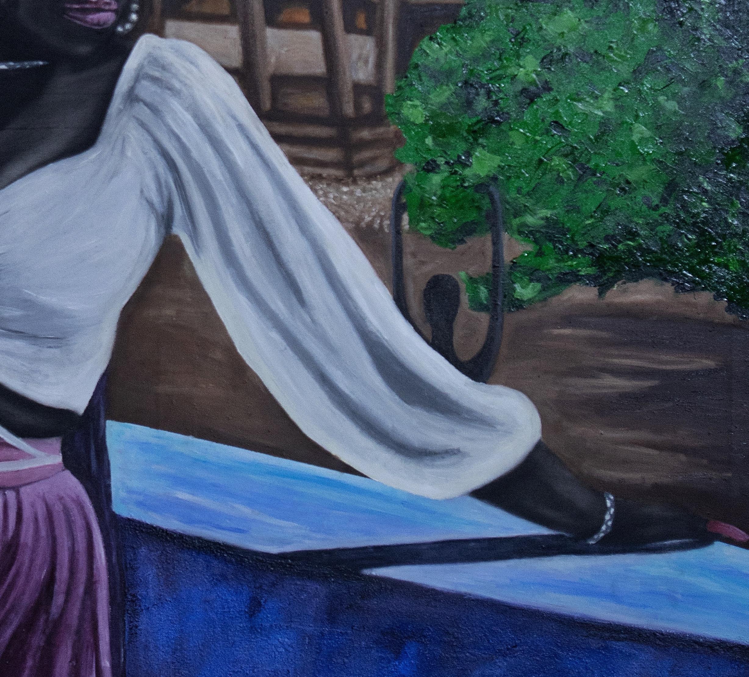 Al Otro Lado Esperando -Siglo XXI, Contemporáneo, Figurativo, Moda, Amor en venta 1