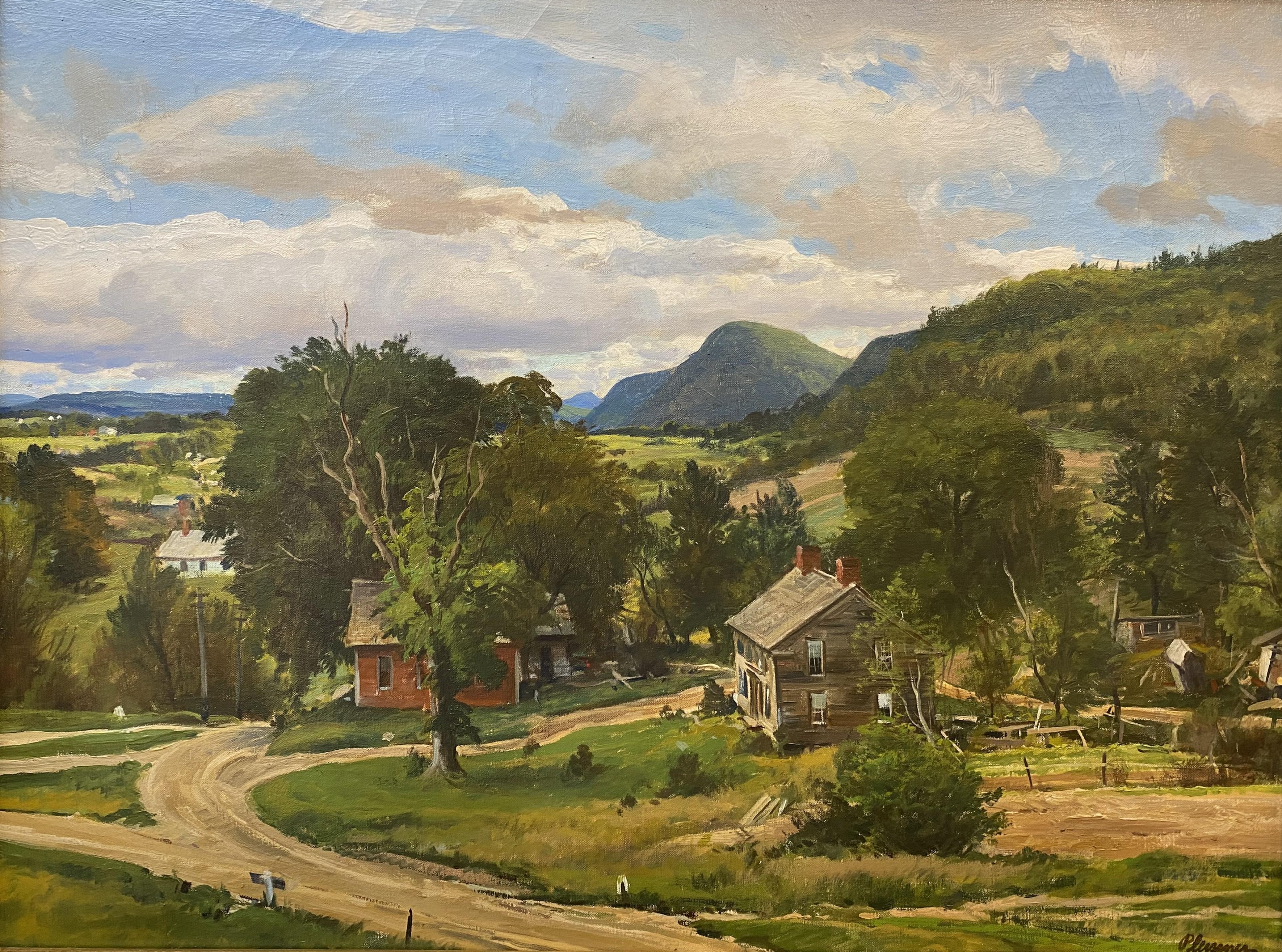Incrocio a Pawlet - Art Impressionismo americano di Ogden Minton Pleissner
