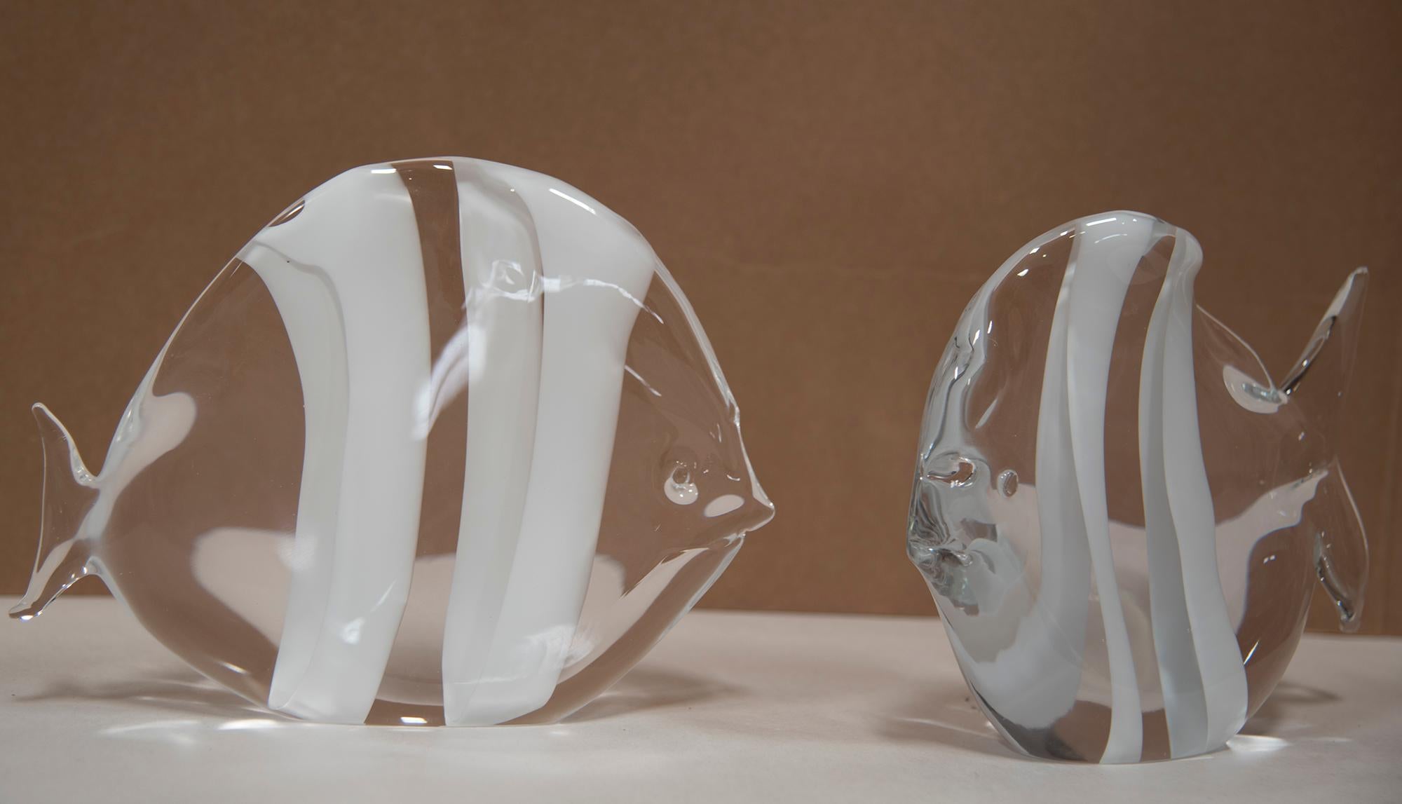 Blown Glass OGGETTI MURANO HAND-CRAFTED Glass Aquatic Sculptures For Sale