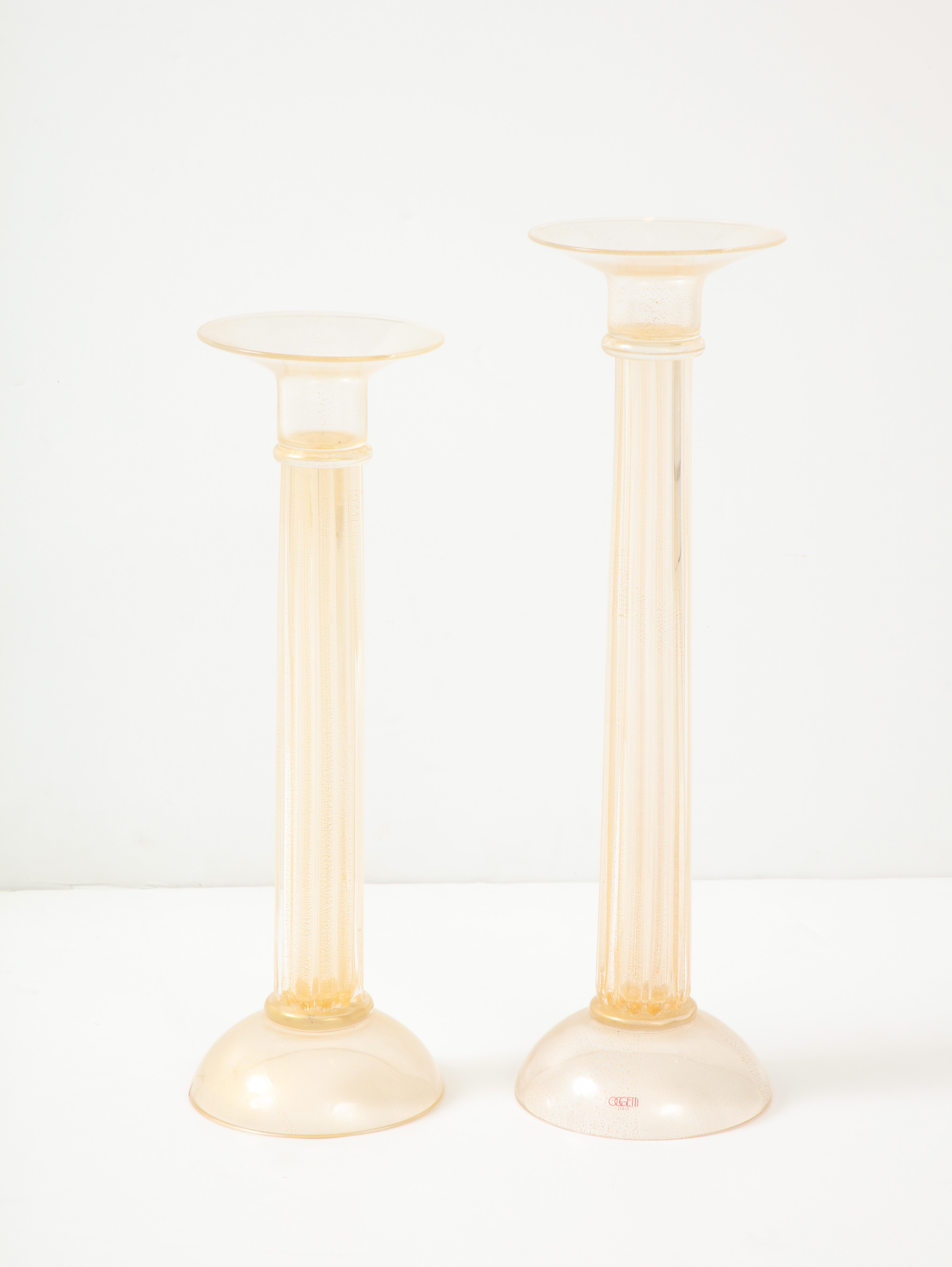Oggetti Murano Große Murano-Glas-Kerzenständer im Angebot 5