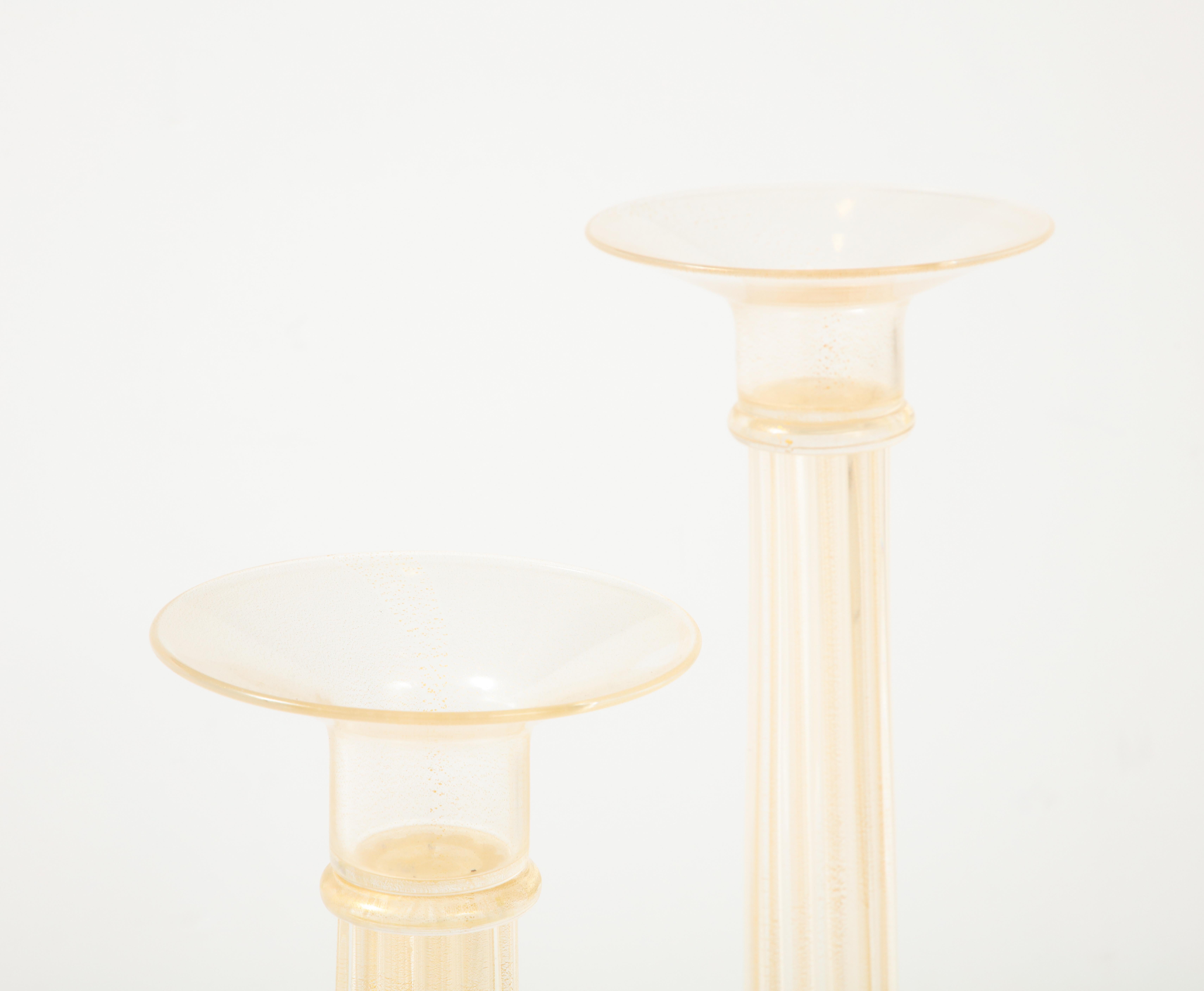 Oggetti Murano Große Murano-Glas-Kerzenständer im Angebot 8