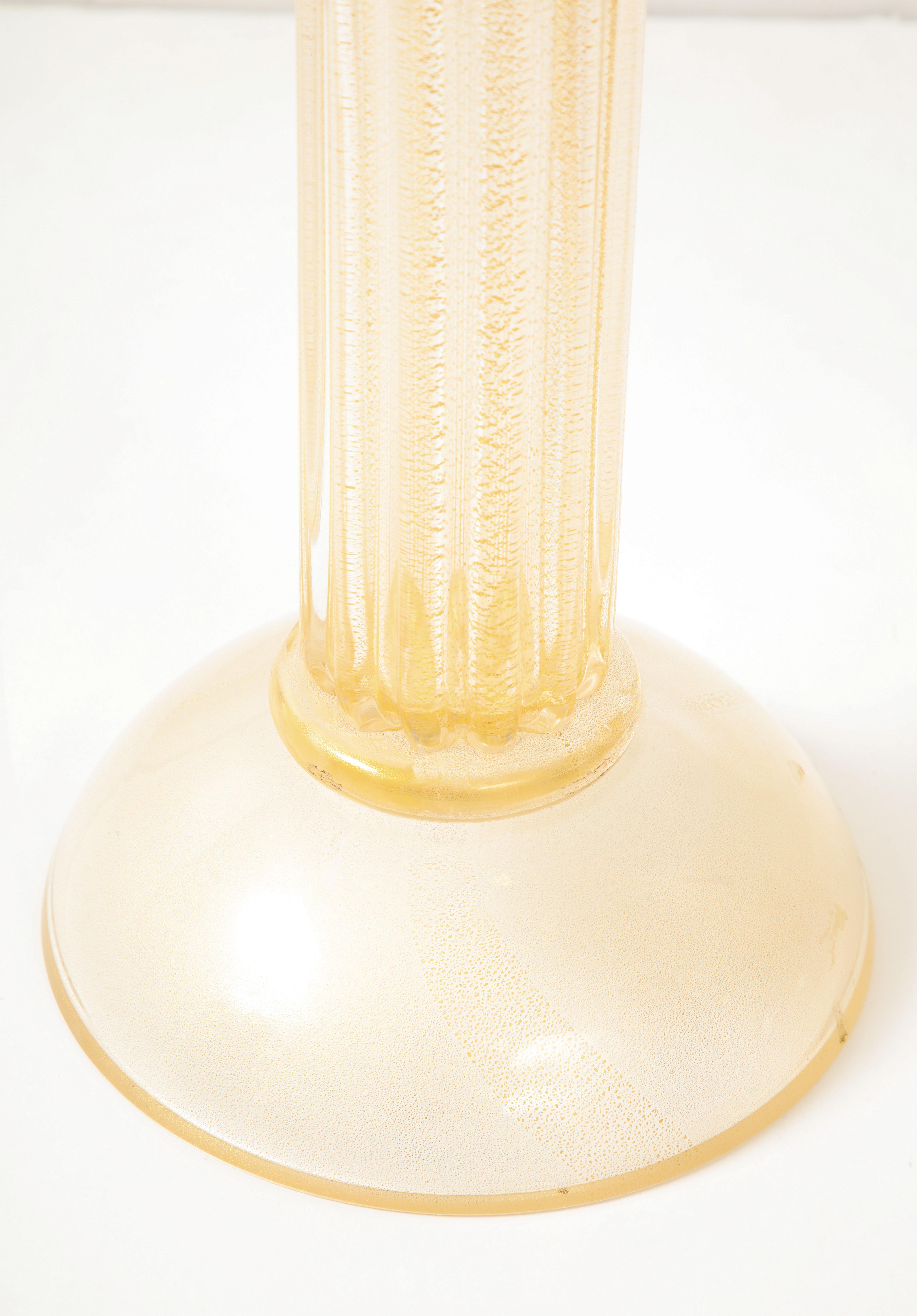 Oggetti Murano Große Murano-Glas-Kerzenständer (Italienisch) im Angebot
