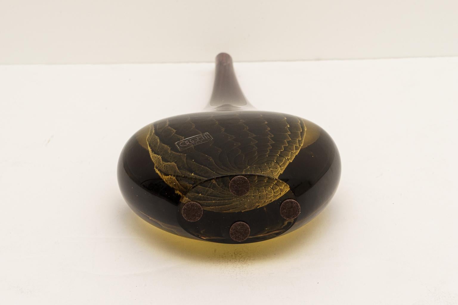 Late 20th Century Murnao Glass Vase by Oggetti  For Sale