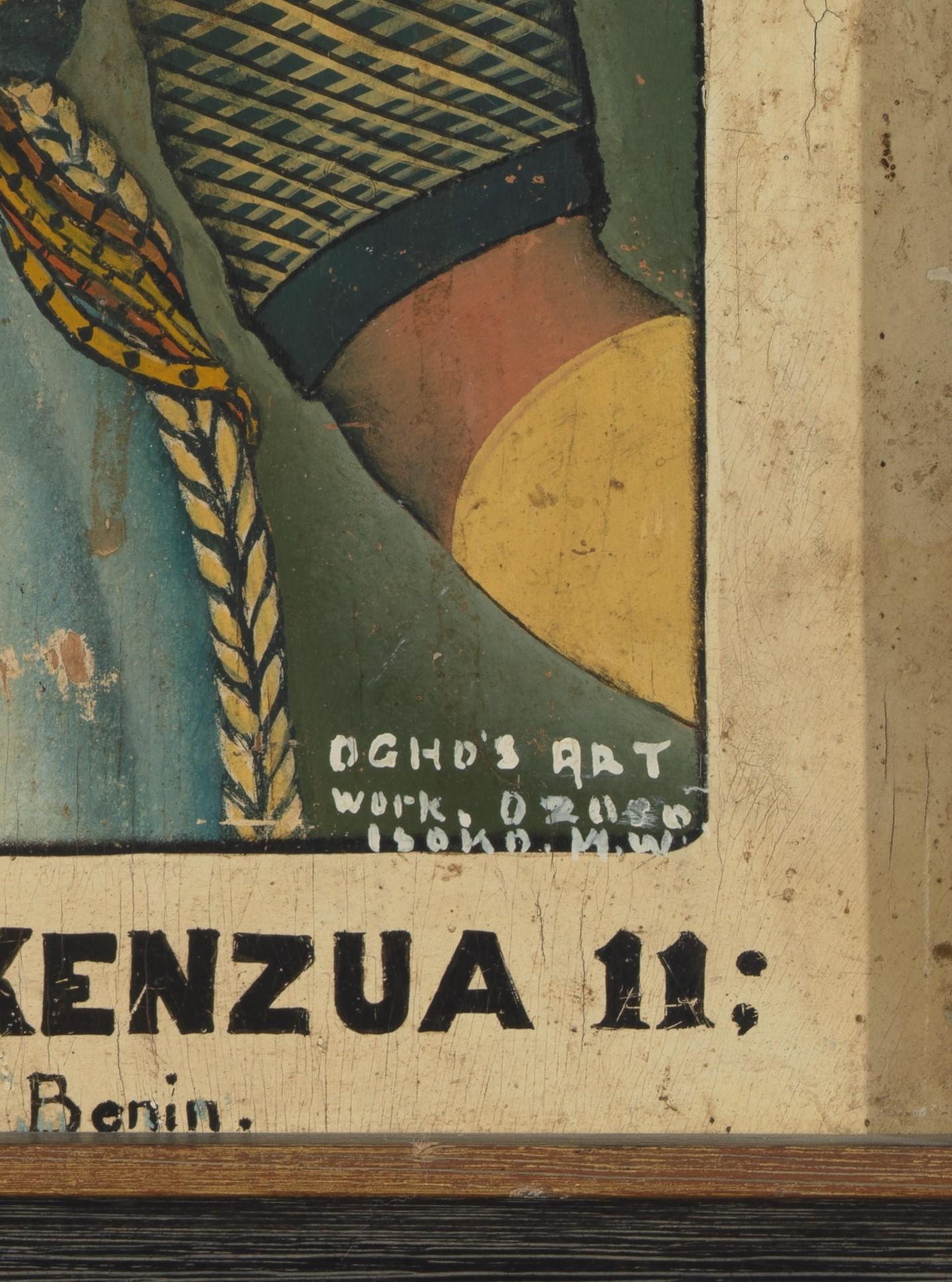 Ogho of Ozoro, Portait of Uku Akolopolo Akenzua II-Oba of Benin In Good Condition In Leuven , BE