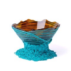 Gaetano Pesce Vaso Ogiva L Marrone Turchese