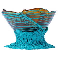 Gaetano Pesce Ogiva Vase L Brown Turquoise