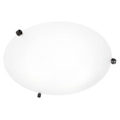 Ögla Ceiling Lamp: Black Acrylic, Scandinavian Modern Design