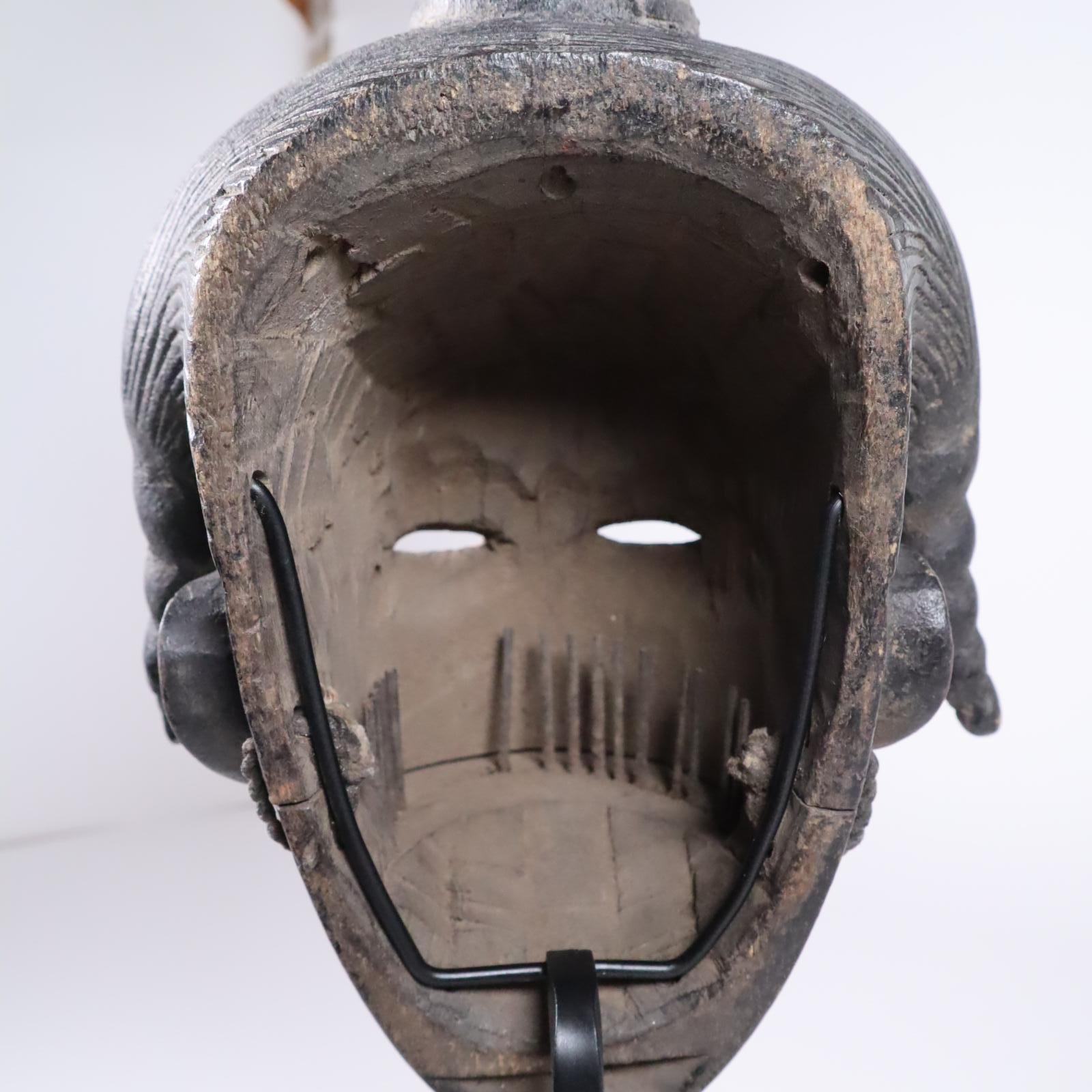 Wood Ogoni Mask of Titled Young Woman Nigerian Tribal Art