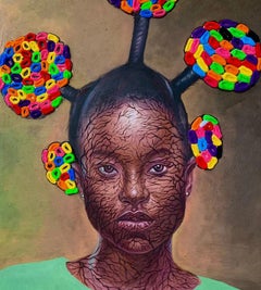 Peinture à l'huile « Élégance » sur toile, style expressionniste, XXIe siècle