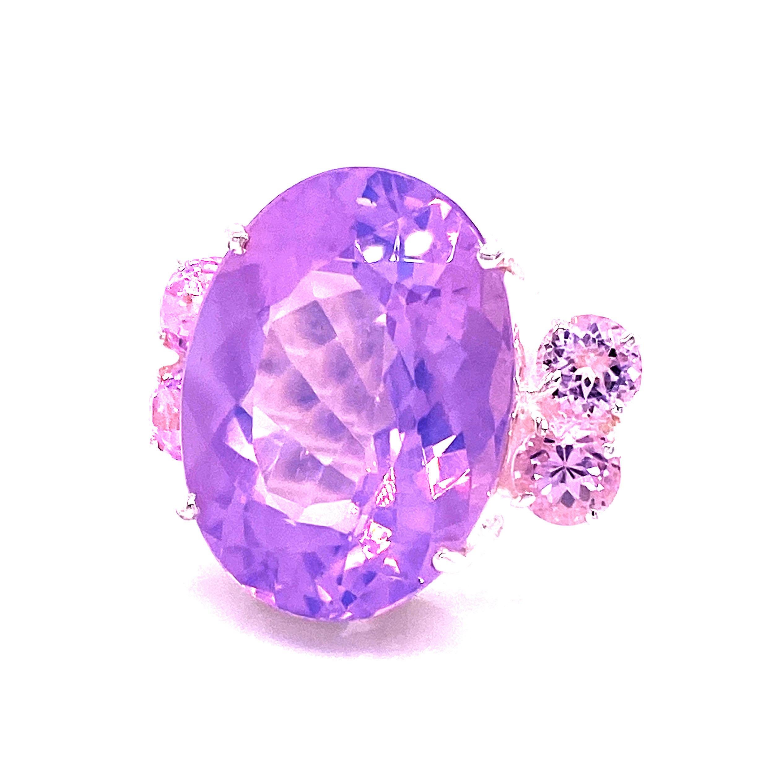 lavender quartz ring