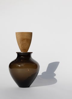 Ohana Stacking Dark Smoke Vessel by Pia Wüstenberg