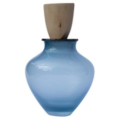 Vase empilable Ohana Pigeon Bleu & Triangle par Pia Wüstenberg