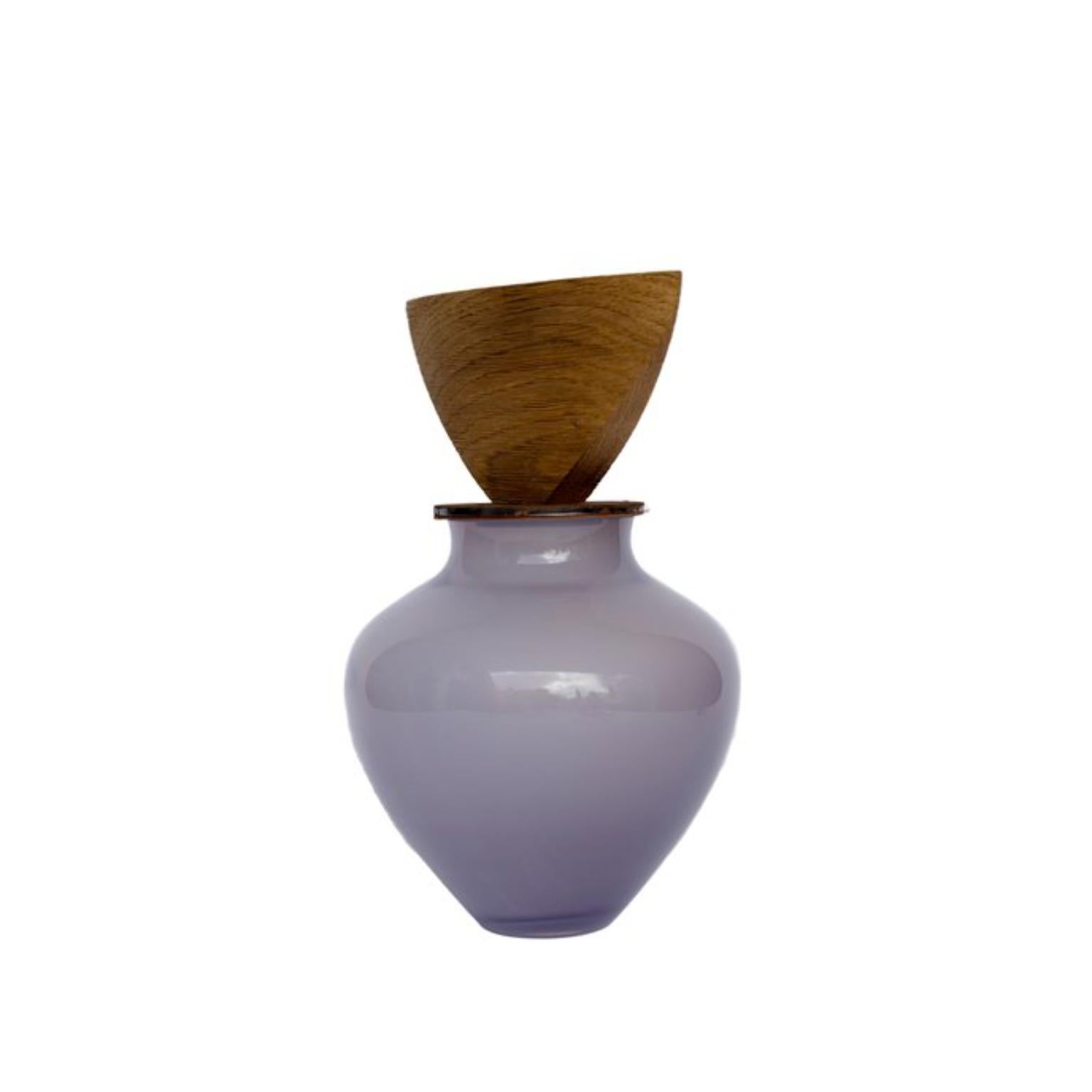 Other Ohana Stacking Plum & Round Vessel by Pia Wüstenberg For Sale
