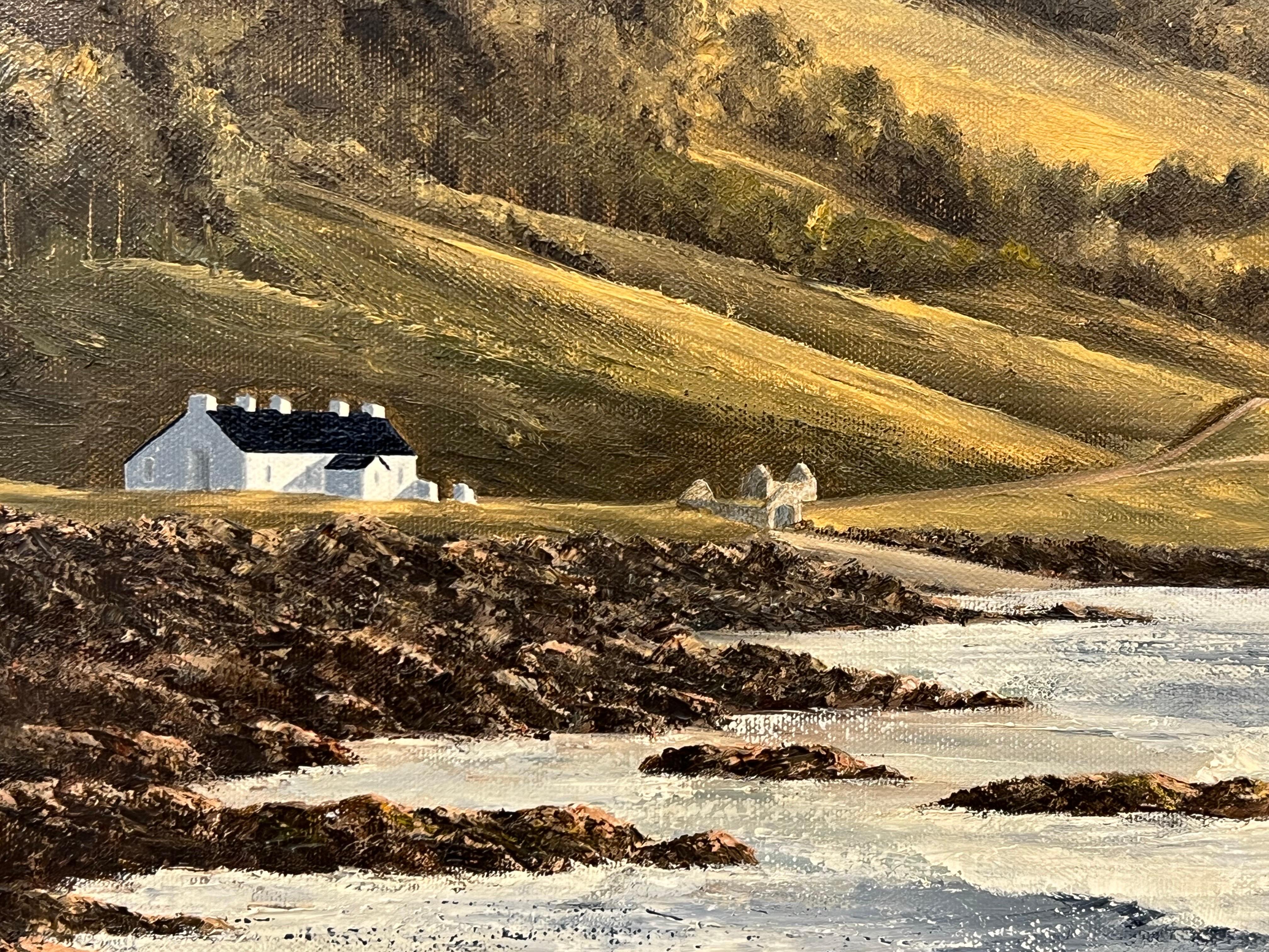 Atlantic Ocean Shoreline Meereslandschaft Gemälde der Küste des Atlantiks in Nordirland, Causeway Coast im Angebot 8