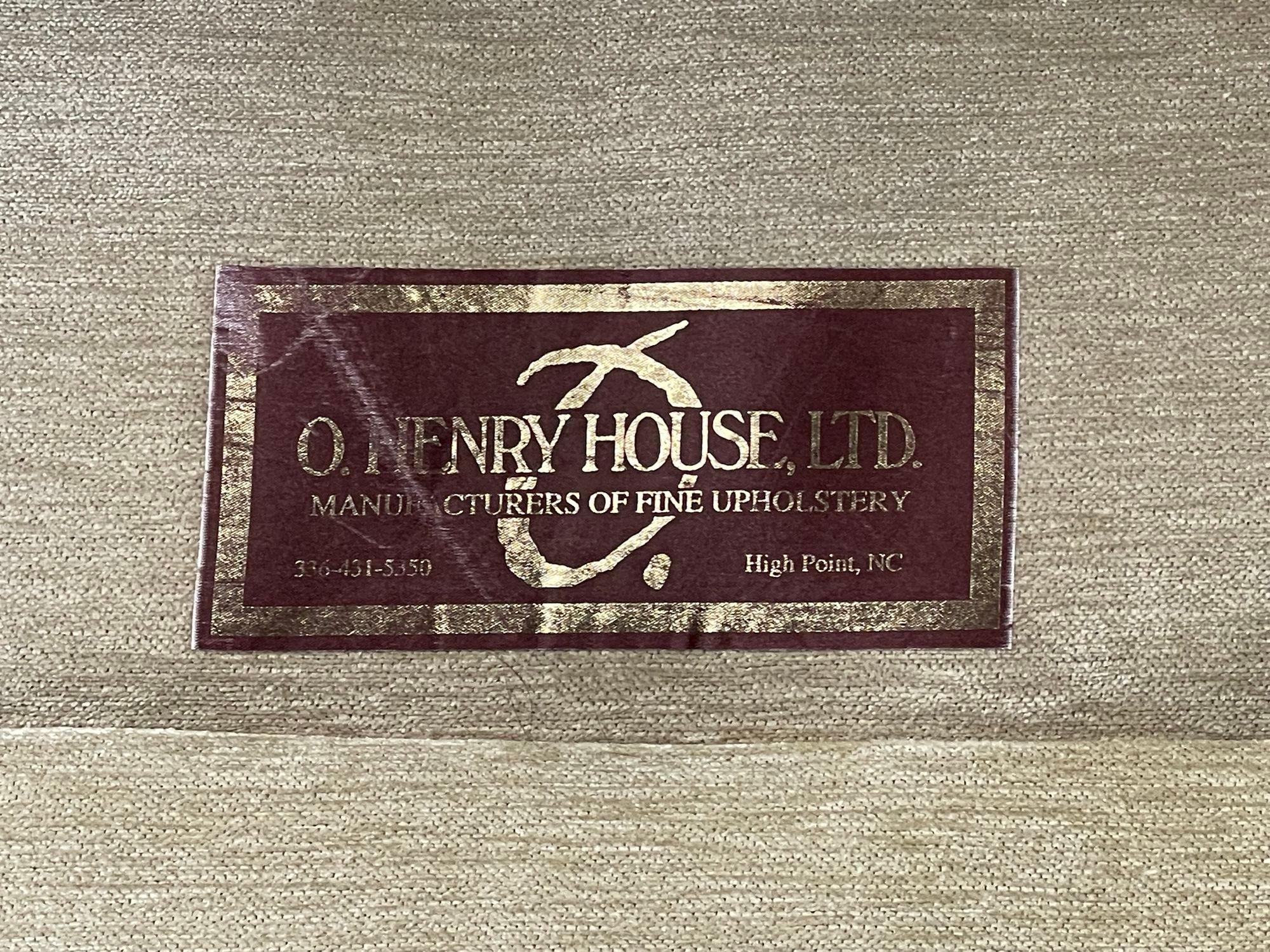 O’Henry House, Large Traditional Sofa and Ottoman, Velvet, USA, 2000s 5