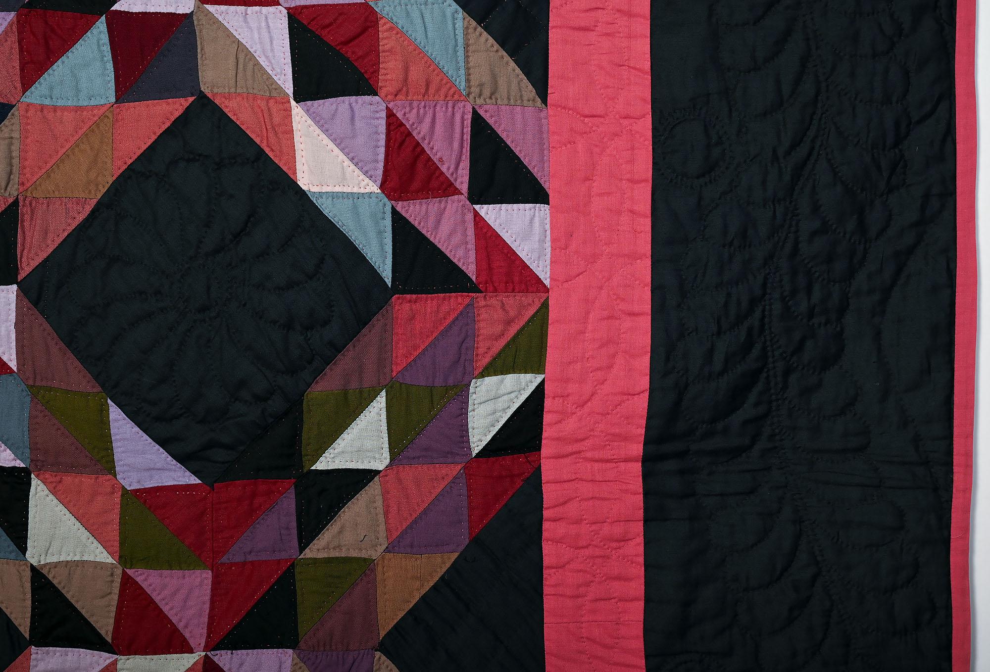 Américain Ohio Amish Quilts Vagues de l'océan en vente