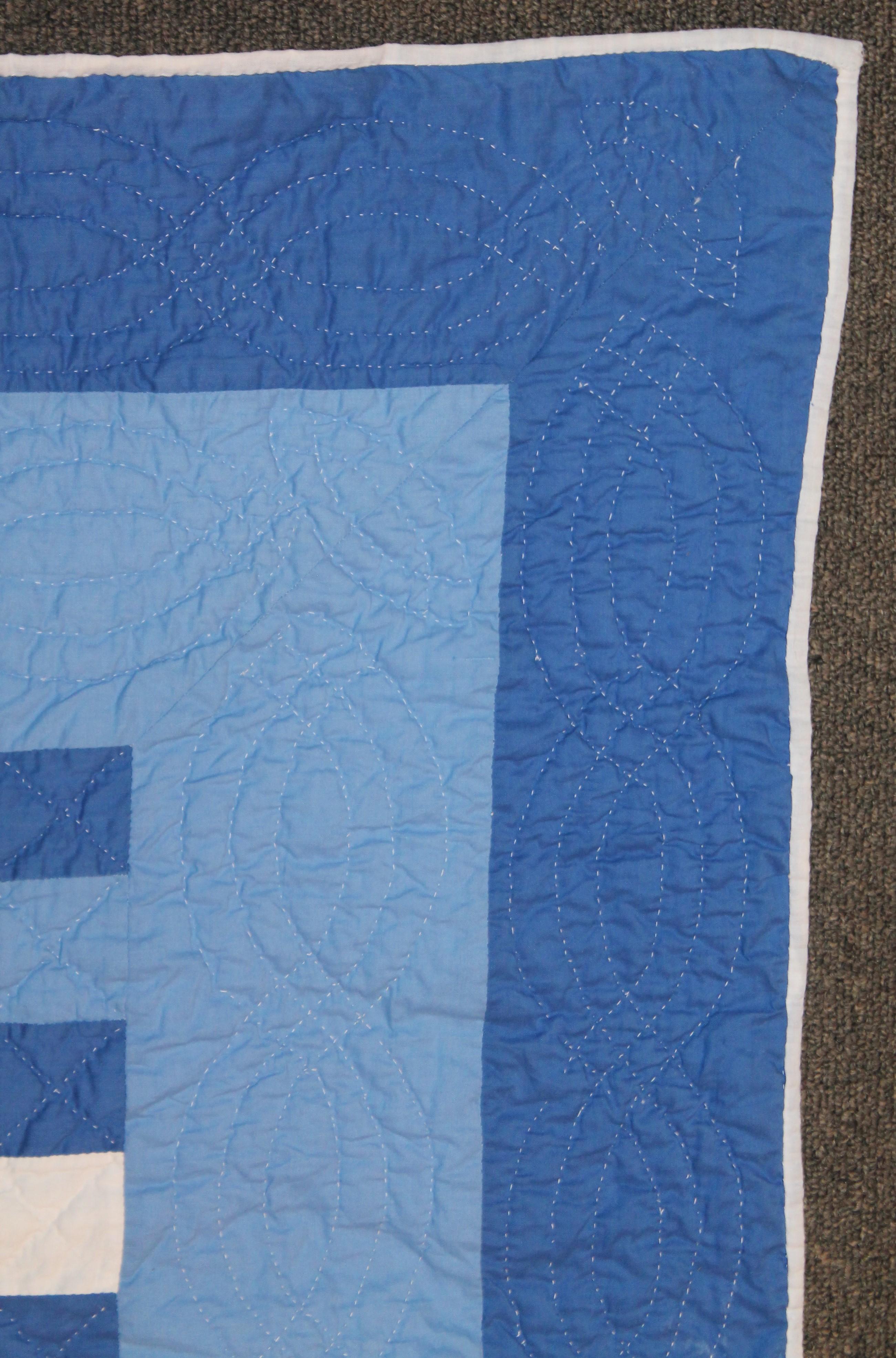 American Ohio Amish Triple Irish Chain Quilt