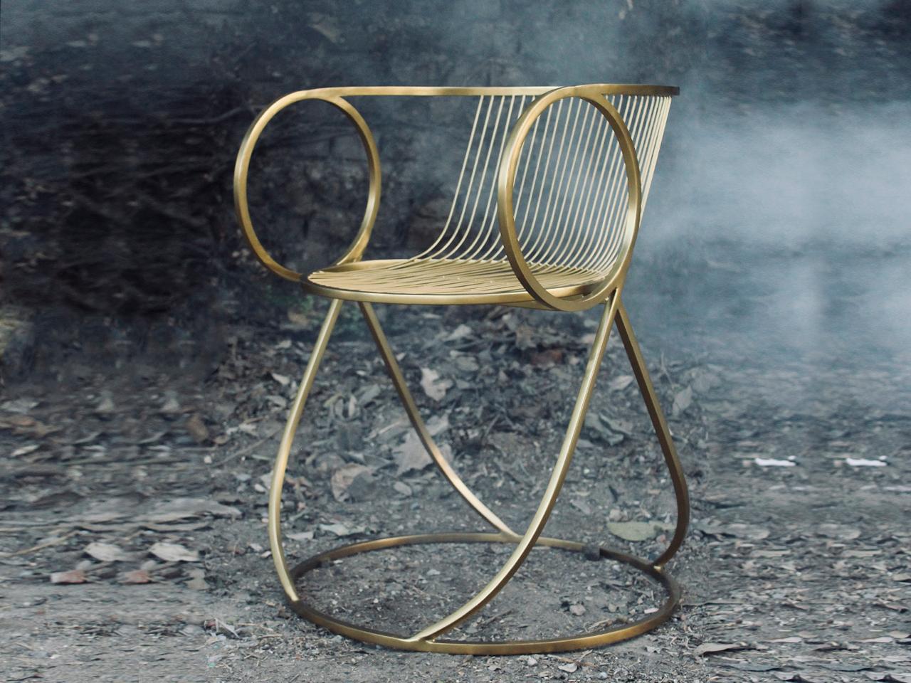 Etched OHIO chair by Namit Khanna For Sale