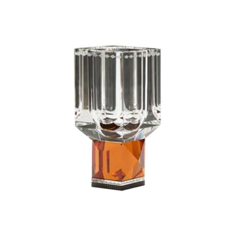 Ohio Crystal Vase, HandSculpted Contemporary Crystal For Sale at 1stDibs