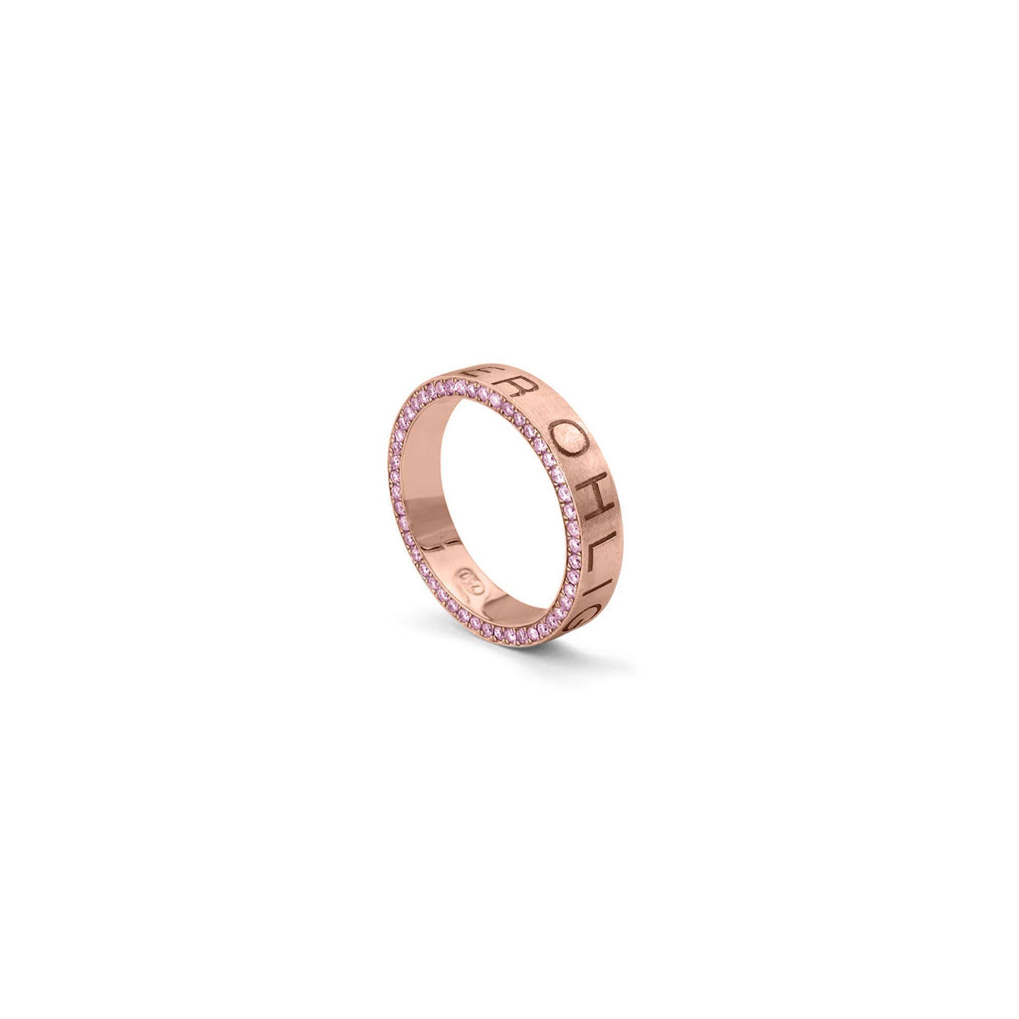 For Sale:  Ohliguer Namesake Ring in 18ct Rose Gold with Argyle Pink Diamonds 5