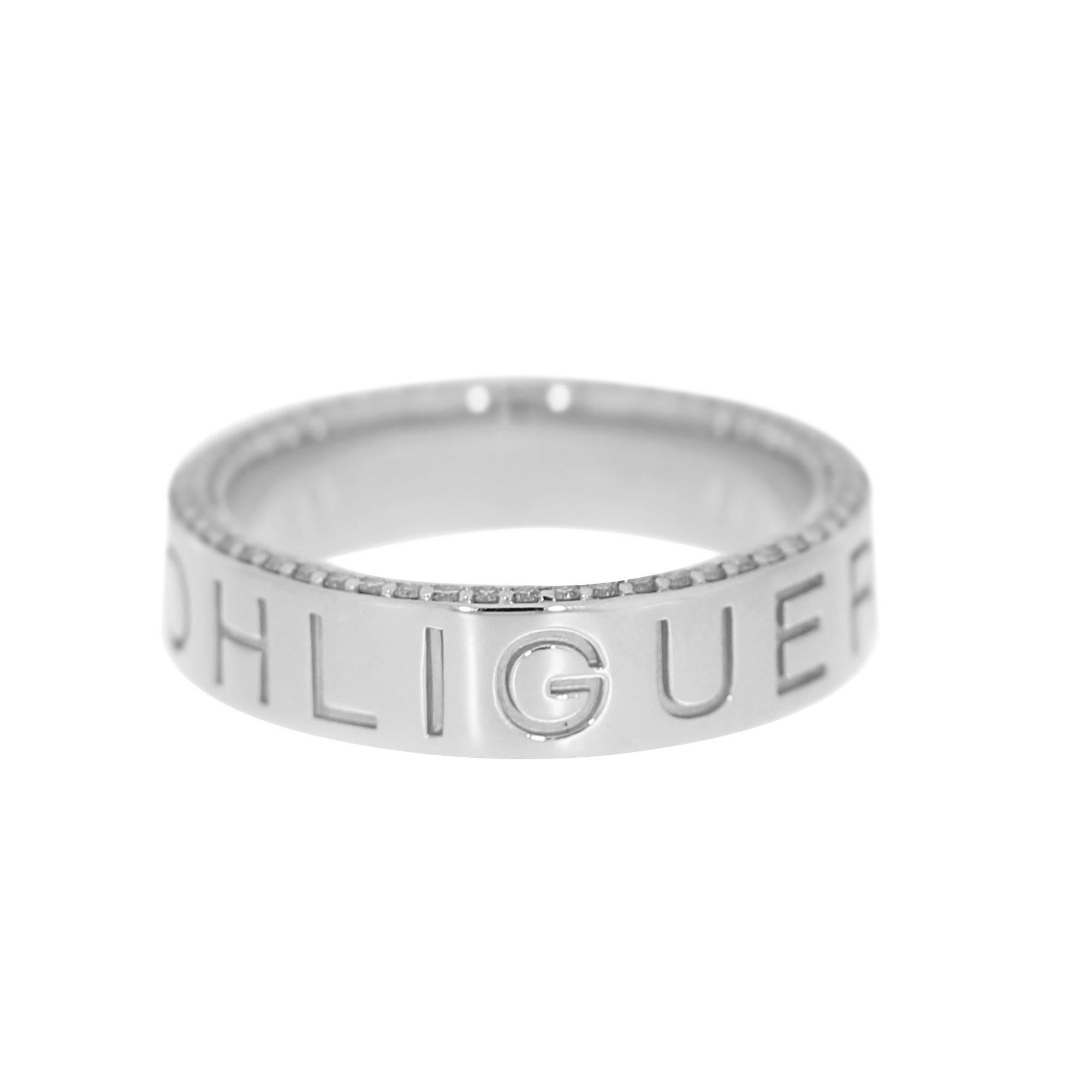 For Sale:  Namesake Ring in 18ct White Gold with White Diamonds 2