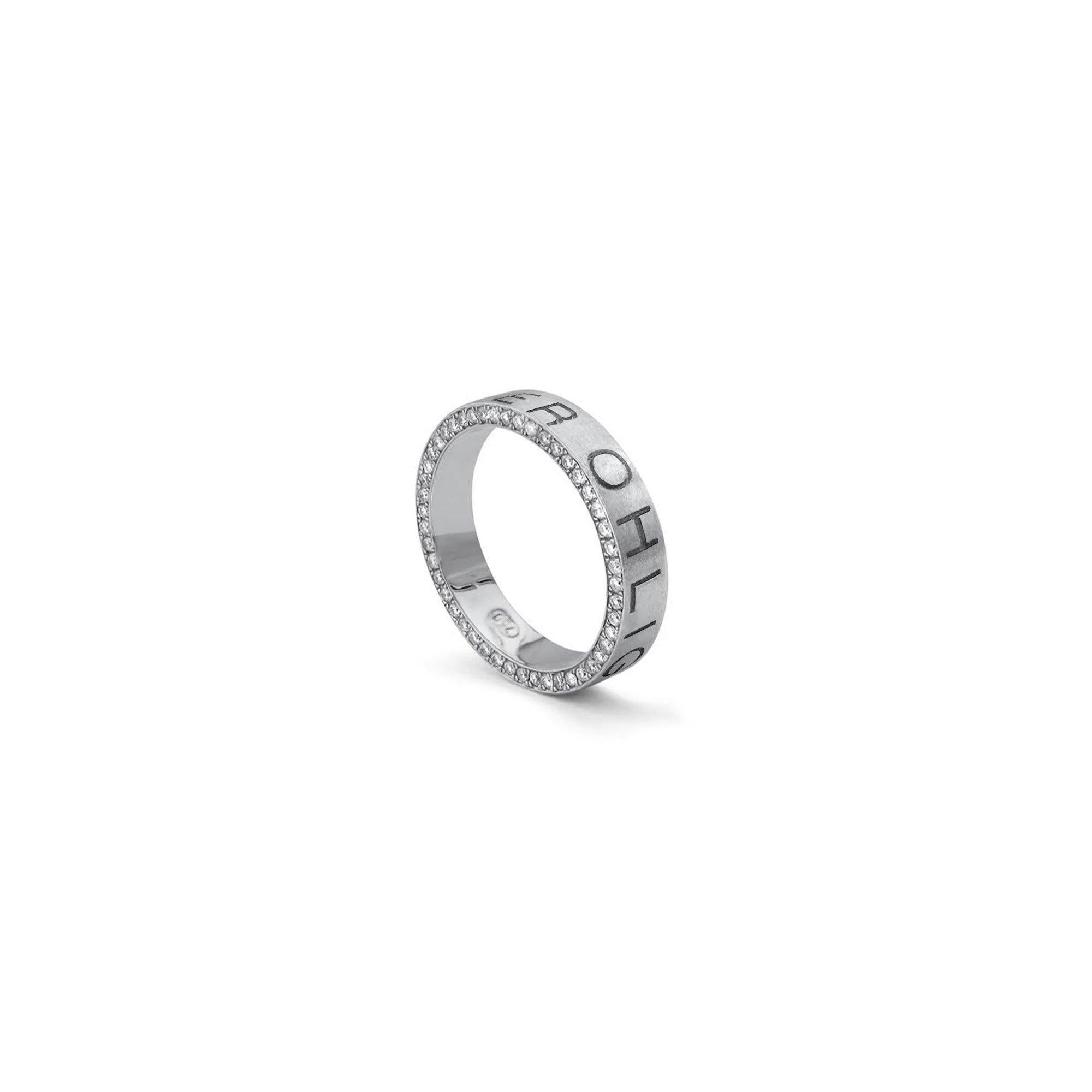 For Sale:  Namesake Ring in 18ct White Gold with White Diamonds 4