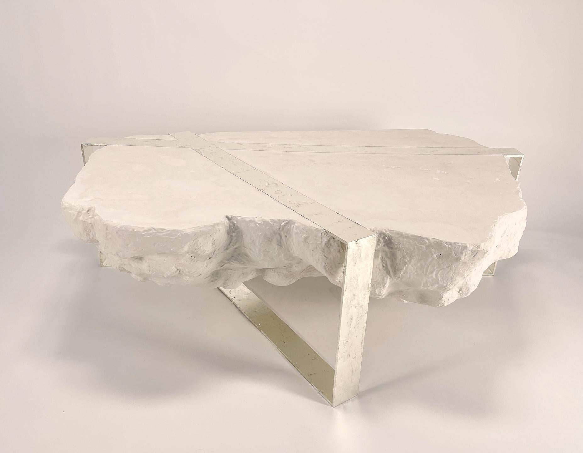 Gilt Ohlin Coffee Table - Contemporary One-Of-A-Kind Table by Artist Gabriel Anderson