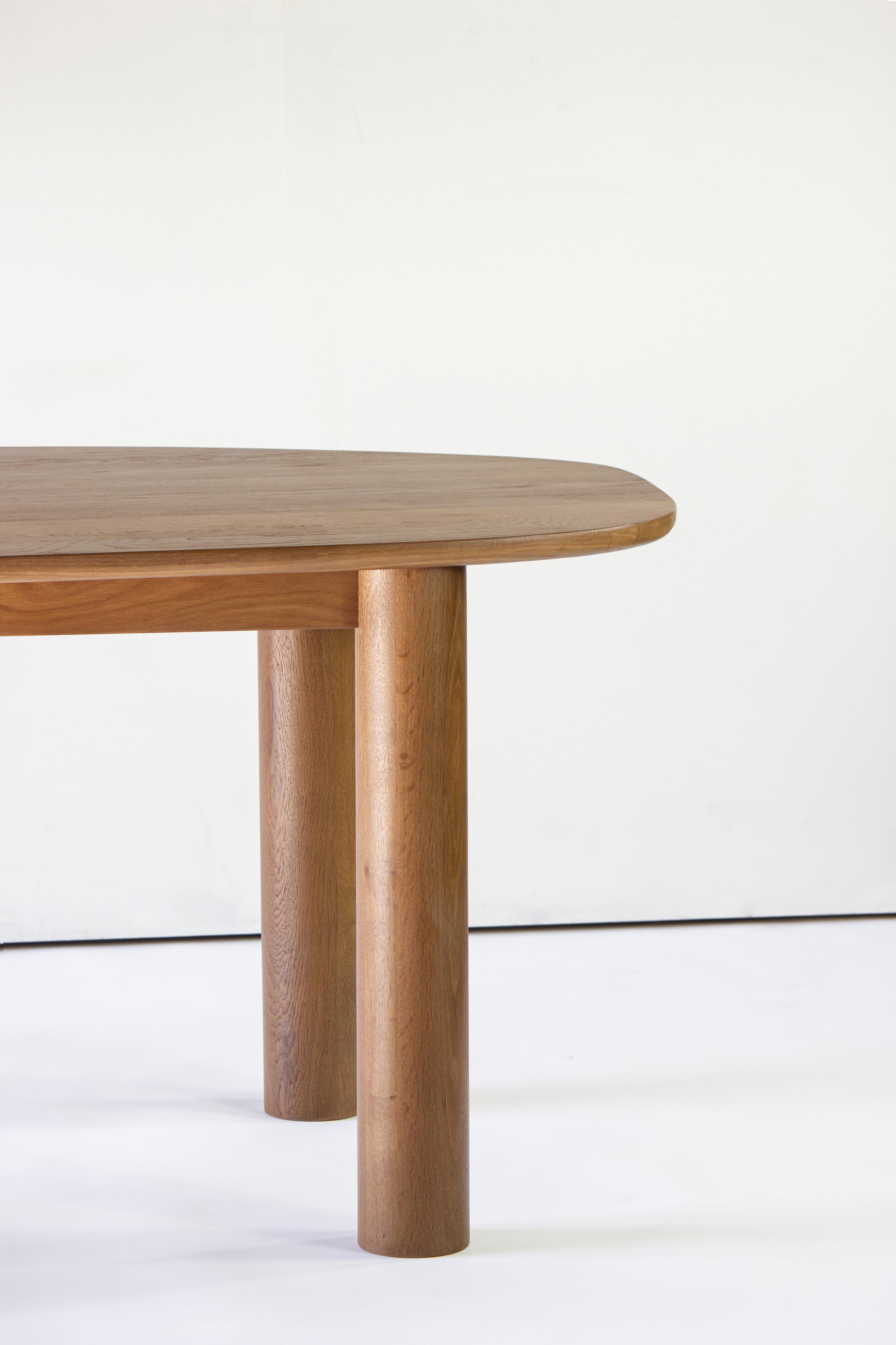 Joinery Ohm Dining Table, Sienna, Minimalist Dining Table in Wood