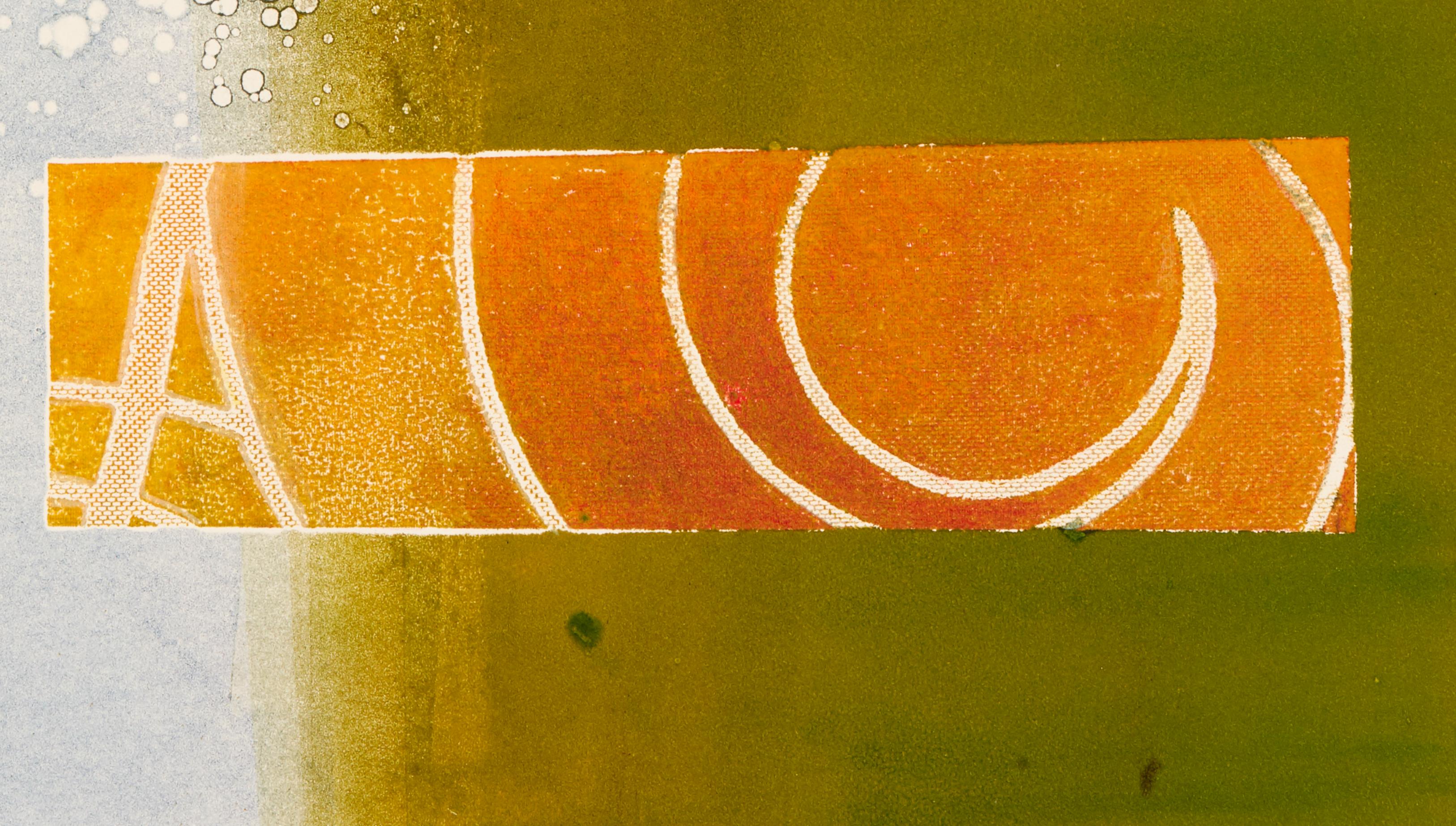 Bernal Etude, Original Abstract Monoprint For Sale 3
