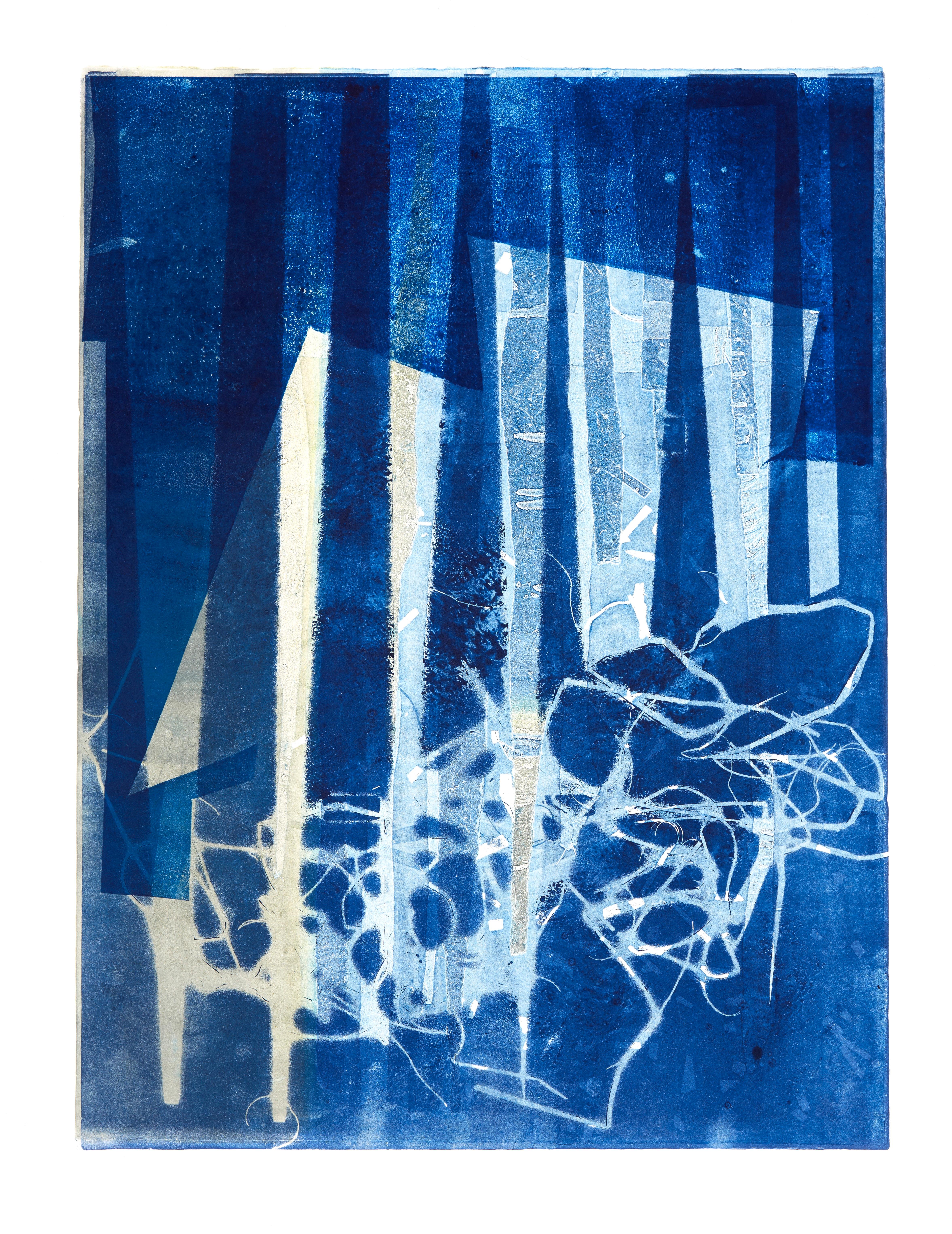Abstract Painting de Oi Fortin - Borrasca blanca