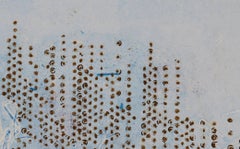 A. Winter Dawn, Monoprint astratto originale