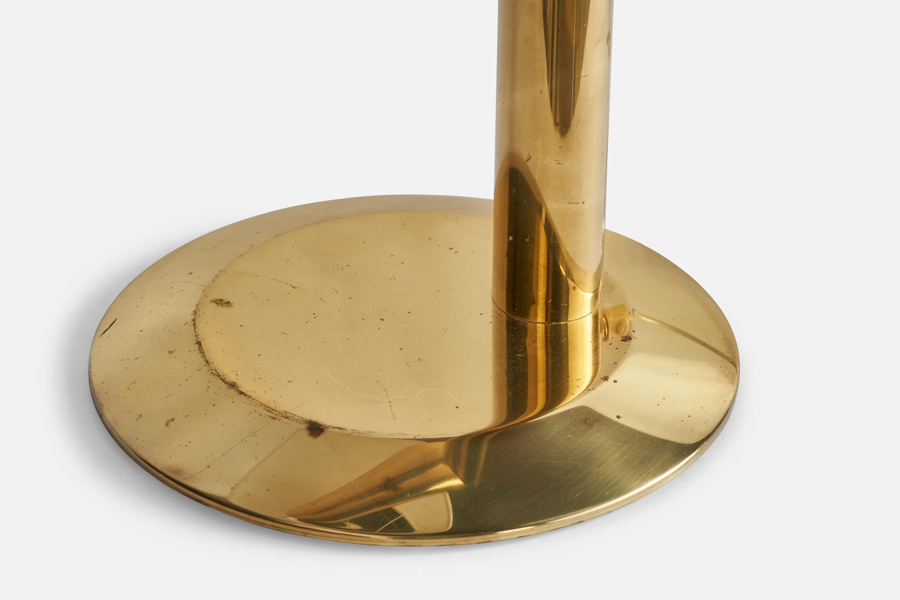 Öia, Table Lamp, Brass, Sweden, 1970s. For Sale 1