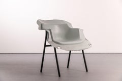 Oiko Design Office BL06 Armchair, Black Recycled Plastic, Modern Style