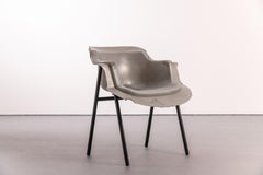Oiko Design Office GR02 Armchair, Black Recycled Plastic, Modern Style