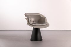 Oiko Design Office GR08 Armchair, Black Recycled Plastic, Modern Style